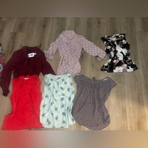 LOFT Calvin Klein &  More Women's Blouses lot bundle dress shirts tops